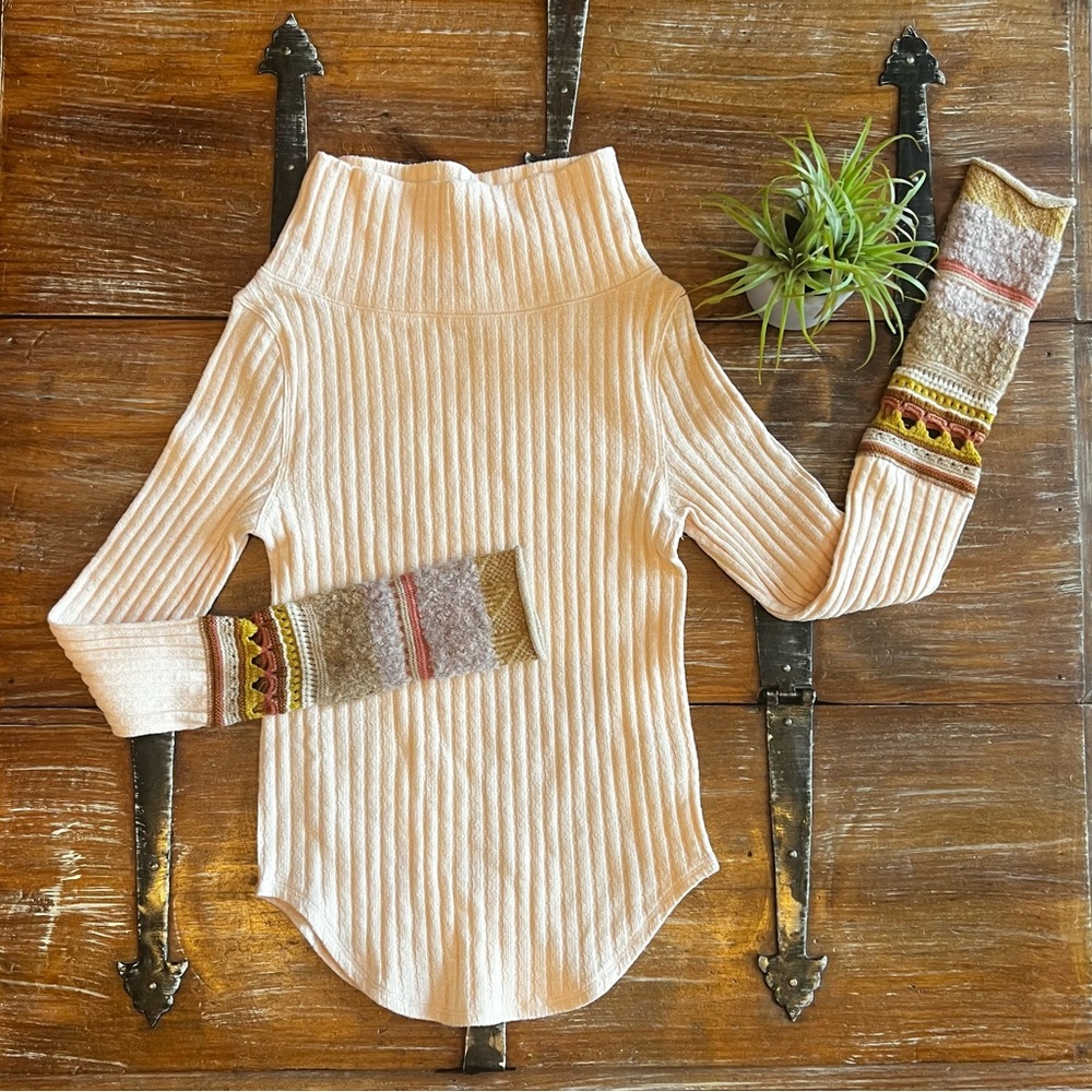 Mock Neck Long Sleeve Top by Free People